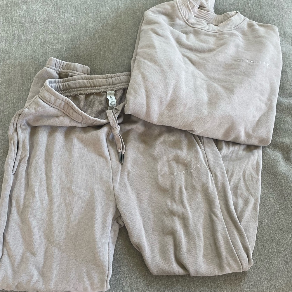 Vitality sweat set - Champagne